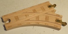 Vintage Thomas  Friends Wooden Railway Curved Switch Y Track 1 piece Connectors