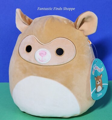 Squishmallows Zaine the Tan Tarsier 8'' NWT Lemur Monkey Philippines