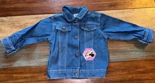 Vintage 90  s Disney Minnie  s Chorus Line Blue Denim Jacket 18 Months