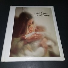 VTG Baby Book Album And You Were Born American Greetings White NEVER USED