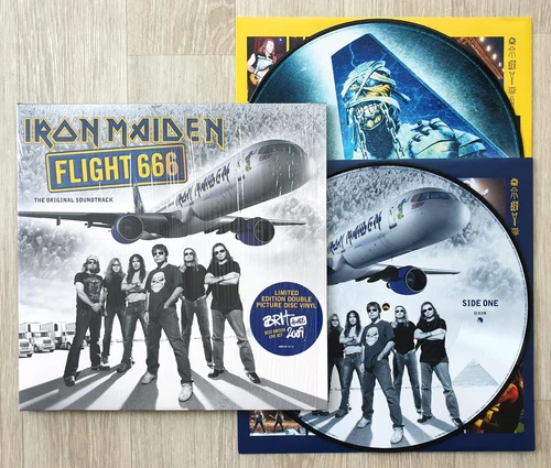 IRON MAIDEN Flight 666 2 LP Picture Disc Limited 2009 OG EU 1st Press EMI Shrink