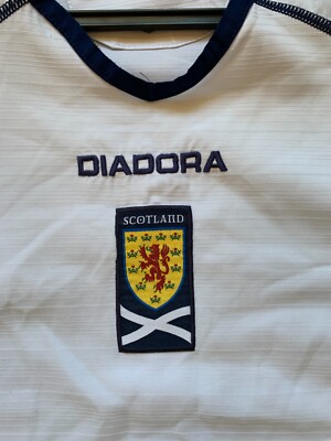 MAILLOT DE L'ÉQUIPE nationale écossaise de football Diadora taille S