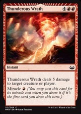 x1 Thunderous Wrath - Modern Masters 2017 - NM - MTG