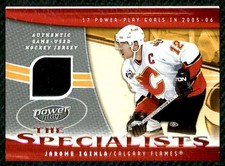 2006-07 UD Power Play The Specialists Jarome Iginla Jersey #S-JI Calgary Flames