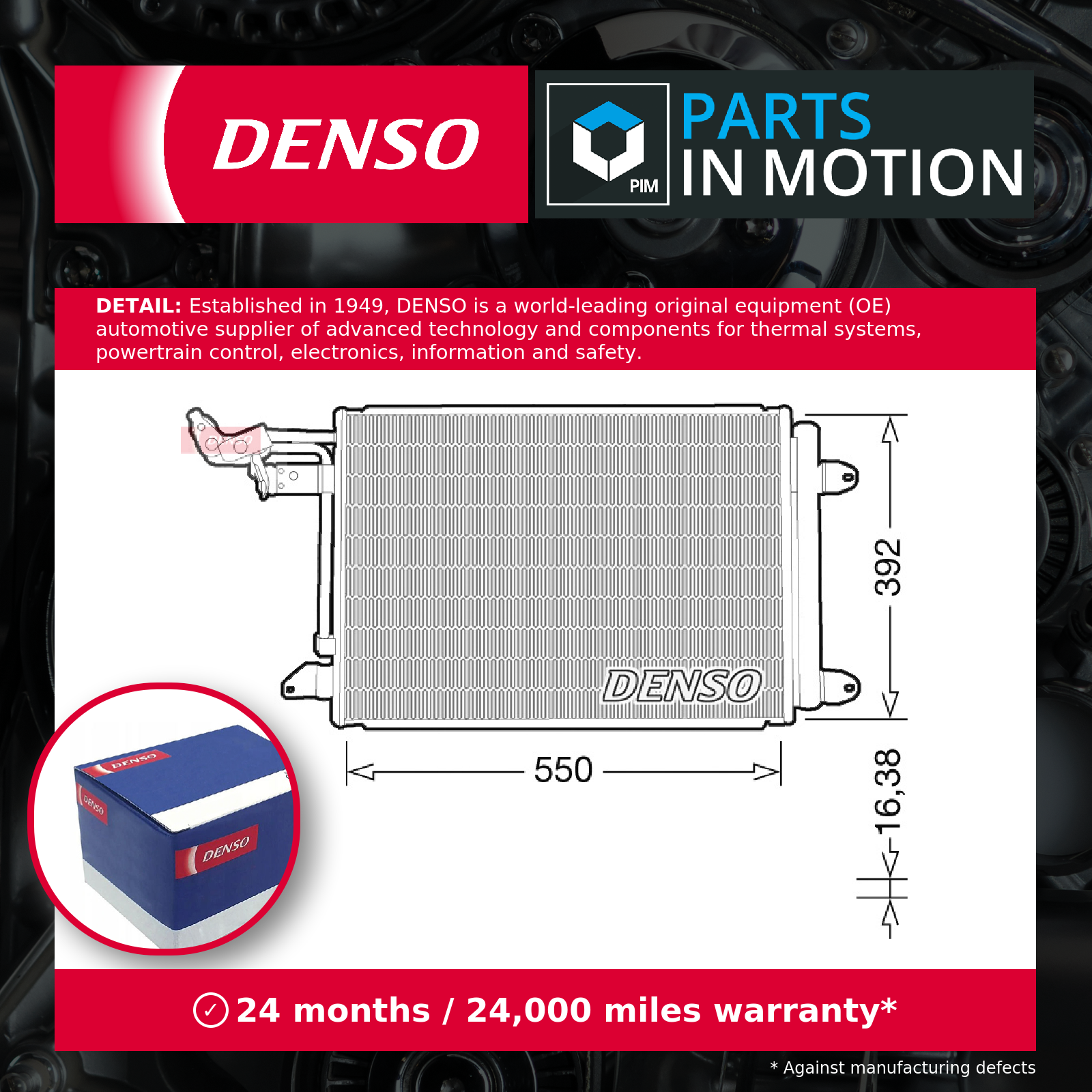 Denso Dcn32032 Air Conditioning Condenser - Image 24