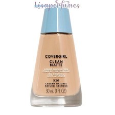 Covergirl Clean Matte Liquid Foundation 520 Creamy Natural 1oz / 30ml