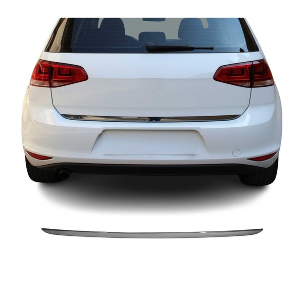 Kofferraumleiste Heckklappe Leiste FüR VW Golf 2012-2019 Edelstahl Dunkel 1Tlg-image
