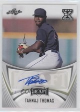 2021 Leaf Draft Base Auto Tahnaj Thomas #BA-TT1 Auto 0tj4