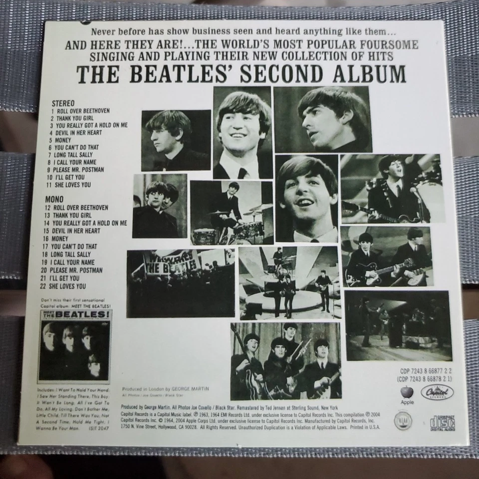 THE BEATLES Second Album | Remastered in Stereo + Mono Mint Cond Combo Ship Avai - Image 2 of 3
