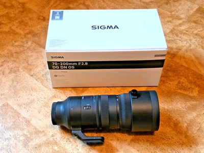 Sigma 70-200mm f2.8 DG DN OS Sports Sony, wie neu, unbenutzt, Rechnung 10.02.26