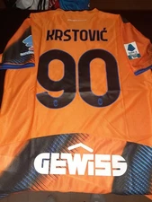 Maglia Calcio arancione Kristovic Atalanta Tg M