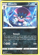Carta Pokemon Weavile 087/172 stelle brillanti BRS NM TCG