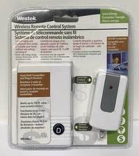 Westek Wireless Remote Control Wall Mounted Switch & Plug in Receiver RFK106LC