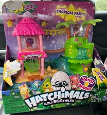 2018 Hatchimals Colleggtibles Coffret "Tropical Party" Playset - New - 2 Figures