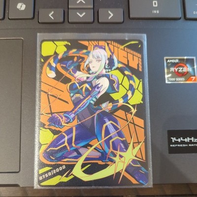 cyerpunk edgerunners metal card manamoon