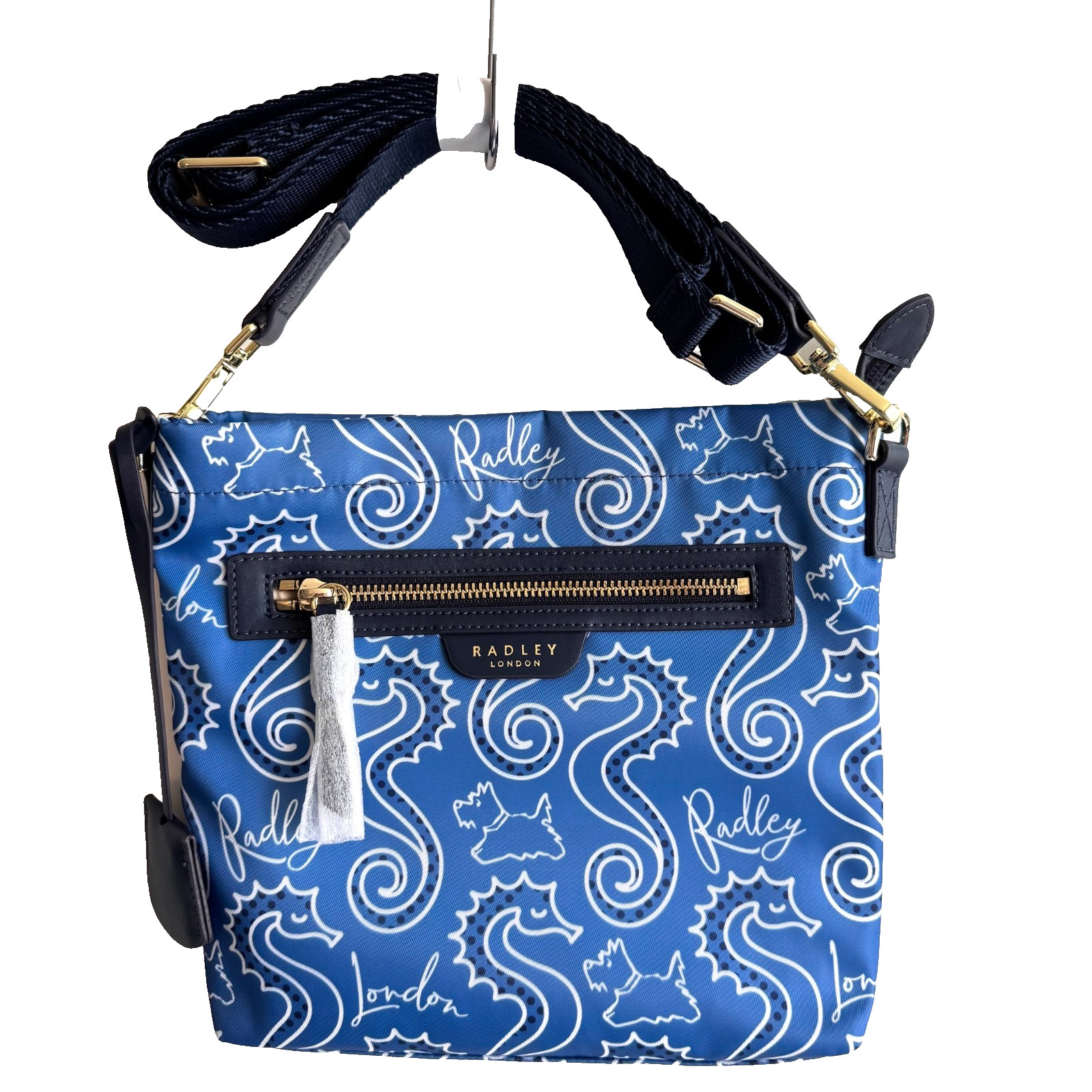 RADLEY Handbag Blue Medium Crossbody Bag -Finsbury Park Seahorse RRP £99