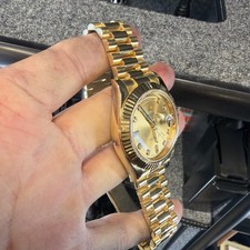 Rolex Day-Date II 218238 Yellow Gold Champagne Diamond Dial 15