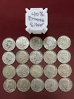1 Roll - Lot Of 20 US 1965-1969 Kennedy Half Dollars 40% Silver! $10 Face Value!