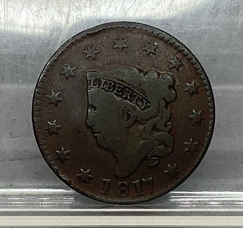 Photo of a 1817-P Large Cent from an eBay listing that sold on Jul 23, 2026