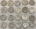$10 1951-1963 Franklin Half-Dollars - 90% Silver 20-Coin Roll - Silver Bullion