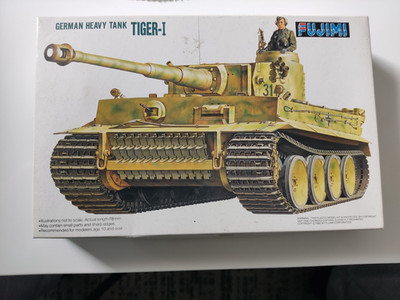 Deutscher schwerer Panzer Tiger-I - 1:76 - Fujimi - 76013, innen versiegelt