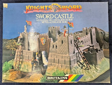 Vintage 1985 Britains Knights of the Sword "Sword Castle" in Box