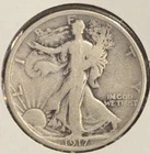 1917-S Walking Liberty 90% Silver Half Dollar Mint Mark on Reverse - Better Date