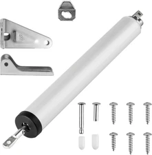 Storm Door Closer,1 Set Screen Door Closer,Pneumatic Door Bracket, Window Closer