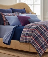 Lauren Ralph Lauren Wilson Plaid King Duvet Cover 2 King Shams