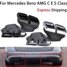 Car Exhaust Pipe Muffler For Mercedes Benz AMG C E S Class E63 S65 W212 W222