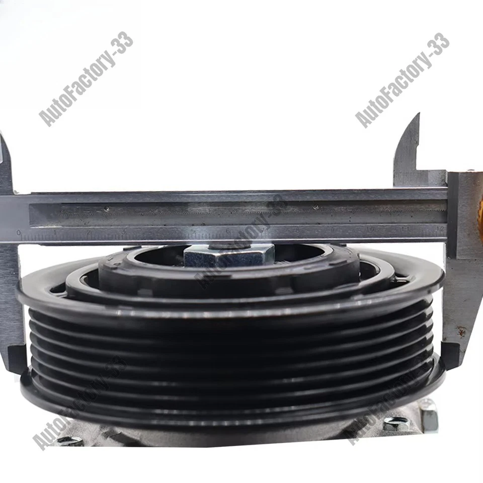 12V 6SES14C AC Compressor 97701-D4400 97701C2000 for Kia Optima Hyundai Sonata - Image 4 of 4