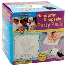 Milestones Handprint Keepsake Party Pack 10/Pkg-