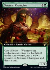 MTG Setessan Champion - Extended Art, NM-Mint, English Theros Beyond Death