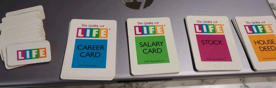 Game of Life Cards Replacement Pieces Deed Stock ect Vtg 1991, 7 buildings - Image 2 of 4