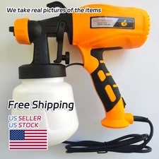Electric Spray Gun 900ML Airless HVLP Paint Sprayer Handheld DIY High Pressure