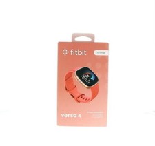 Fitbit Versa 4 Fitness Smartwatch GPS Heart Rate Sleep Pink Sand Copper