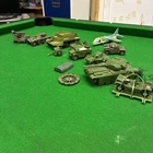 Dinky Army Vintage Spares Repair Lot Army Tanks Jeeps And More Dinky Toys Look