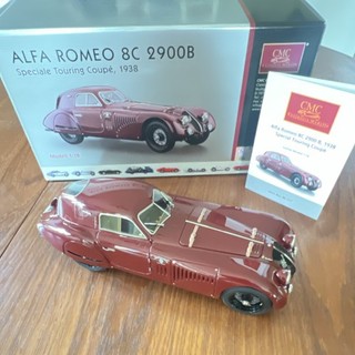 CMC Alfa Romeo 8C 2900B Speciale Touring Coupe 1938 1:18 Scale Model