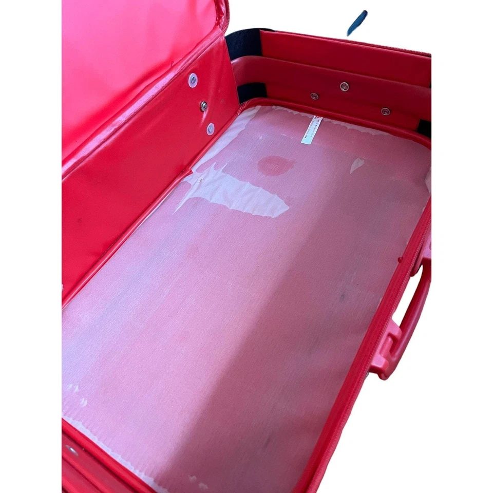 Maleta rodante vintage 1995 Hello Kitty 20 x 12 roja San Rio retro genial Foto 4 de 4