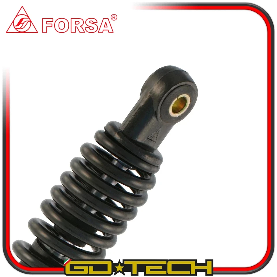 Amortisseur Arrière Réglable FORSA Pour Aprilia Scarabeo 50 2T Minarelli, Noir - Photo 4/4