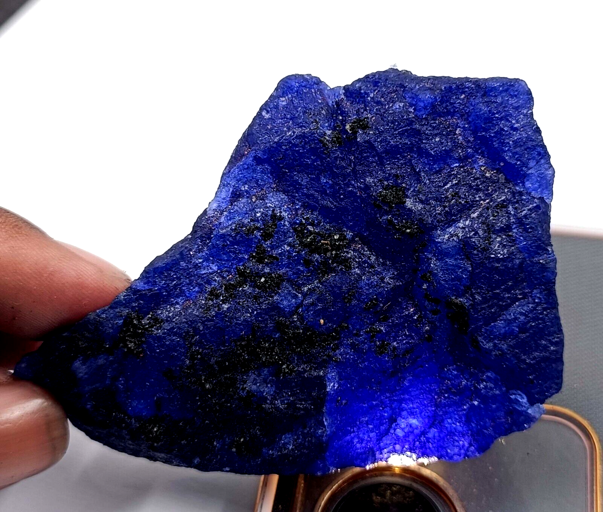DYED Sale 536.95 Ct Blue Sapphire Rough Certified African Gemstone