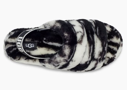 UGG Women's Fluff Yeah Slide Marble Slipper - 1122554 - Picture 6 of 12