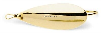 Johnson Silver Minnow Chartreuse Weedless Spoon 2" 1/4 Oz Gold SM1/4-GLD