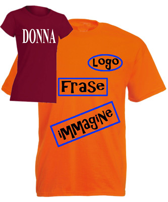 Personalisierte T-Shirts, mit Spruch, Bild, Logo, Rundhals 100% Baumwolle jhk