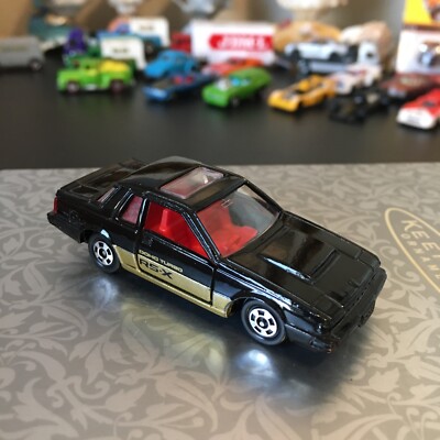 RARE VINTAGE Tomica Nissan Silvia Coupe 1/62 Black/Gold No.6