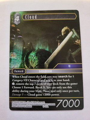 Cloud 11-127L Foil Final Fantasy TCG Opus 11 | eBay UK