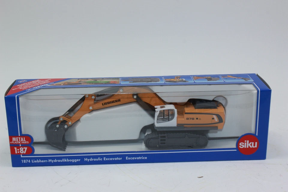 Siku 1874 Liebherr Hydraulic Excavator Digger R 976 New in OVP 1:87 H0 - Image 2 of 4