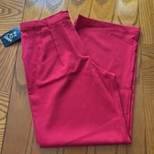 Art Class Dress Pants Wide Leg Red Girls Size XL (14) NWT Adjustable Waist