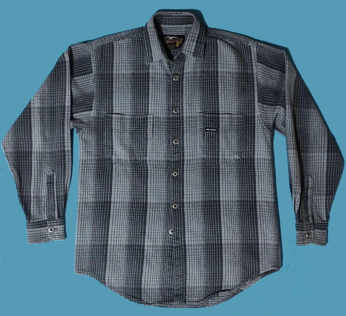 Harley-Davidson Camicia In Flanella Scozzese A Maniche Corte Per Ragazzi Grandi – Grigio, 100% Cotone