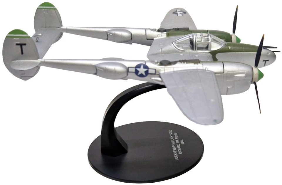 Lockheed P-38J Lightning, Richard Ira Bong 1944, 1:72 Scale Diecast Model (JR03) - Image 2 of 4